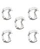 Kaku Fancy Dresses Fake Vampire Teeth For Kids, Dracula Teeth Pack Of 5, Halloween Costume Accessories Includes 5 Fake Teeth - White