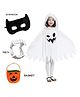 Kaku Fancy Dresses Halloween Theme Spooky Ghost Costume Set - Multi Colour