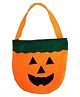Kaku Fancy Dresses  Halloween Theme Pumpkin Basket - Orange