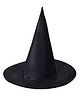 Kaku Fancy Dresses Halloween Theme Witch Hat - Black