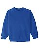 KAVEE Full Sleeves Solid Sweatshirt - Royal Blue