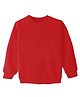 KAVEE Full Sleeves Solid Sweatshirt - Red