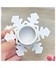 Athena Shokunin Stellar Snowflake Tea-light Holder-  White- 0.175kg