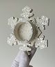 Athena Shokunin Stellar Snowflake Tea-light Holder-  Mother of Pearls- 0.175kg