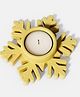 Athena Shokunin Fern Snowflake Tea-light Holder - Yellow- 0.175kg