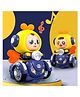 Sanjary  Face Changing Cartoon Bee Transform Expression LED Light Singing and Glow Electric Bee for kids color design may vary