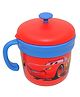 Sanjary Stainless Steel Double Walled Milk Cup with Lid and Handle-260ml color design may vary