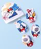 Babyhug Disney Interlock Knit Cap Mittens & Booties Set with Minnie Mouse Graphics - White
