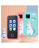 Oskart Mini Kids small Smartphone Toy with games : Dual Cameram kids , Touch Screen, Multiple Games Mode, Small Smart Phone for Fun and Learning (Assorted Color)