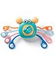 Negocio Baby Silicon Rattle Crab Pull Rope Toy for Toddler Interactive Learning Develoment Toy Early Development Made with Safety Silicon - Pack of 1 - Color May Vary