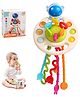 Negocio Baby Toys, Montessori Toys from  Astronaut Silicone Drawstring, Baby Toy, Sensory Toy for Babies Gift for Kids  - Pack of 1 - Color May Vary