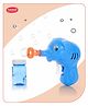 Aditi Toys Elephant Bubble Gun Toy for Kids with 100ml Bubble Liquid Bottle  Fun Bubble Maker (Blue)