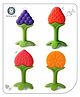 Aditi Toys Baby Silicone Teether  100% Food Grade, Non-Toxic, Latex-Free Teether for Toddlers Above 6 Months, BIS Approved (Orange, Red, Blue, Pink)