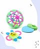 Aditi Toys Baby Kinder Rattle Set  3-Piece BPA-Free, Non-Toxic Infant Sensory Toy for Babies 0-6 Months, BIS Approved