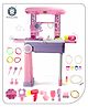 Aditi Toys Beauty Set Suitcase on Wheels  Portable Makeup Kit for Girls with 25 Pieces, Easy to Clean, BIS Approved