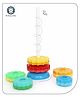 Aditi Toys Spinning Stacking Tower  Rainbow Spin Tower Educational Toy for Toddlers Non-toxic, BPA Free