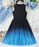 Bolly Lounge Sleeveless Ombre Solid Dress - Sky Blue