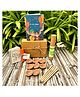 Sow and Grow Diwali Brown Box Hamper: Plantable Diwali Themed Diary + Plantable Mini Notepad + Organic Cow Dung Diya Set of 8 + 1 Seed Ball + 5 Plantable Pens