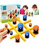 OPINA Tic Tac Toe Board Game, tic tacs goblet game, Learning Toys Brain Strategy Board Game For Kids & Adults - Multicolor