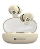 Portronics Harmonics Twins S16 In Ear Wireless TWS Earbuds with 24 Hrs Playtime, Clear Calls, Game & Music Mode, Low Latency, Bluetooth 5.3v, LED Display, Type C Fast Charging(Beige) POR-2216