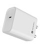 Portronics Adapto 25 25W Super Fast Type C PD Wall Charger for iPhone 15/14/13/12/11 All Pro,Max Series, Samsung Galaxy S/A/M/F Series & Other Type C Devices, PPS Protection,Fast Charging Adaptor POR-2619