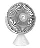 Portronics Aero Breeze Portable Table Fan 178mm, USB Rechargeable Fan, 3 Speed Airflow, Battery Powered Silent Operation, 4 Hours Back Up, 360° Rotatable USB Fan, BLDC Fan for Kitchen,Office,Home POR-2747
