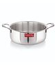 HAZEL Triply Stainless Steel Induction Bottom Tope with Handle, 4 Litre, 26.3 cm