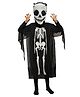 Itsmycostume Halloween Theme Full Sleeves Skeleton Witch Costume Set - Black