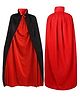 Itsmycostume Halloween Theme Dracula Vampire Reversible Cape Costume - Red & Black