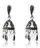 Inari Shines 925 Oxidised Silver Classic Jhumki Earrings for Women & Girls