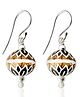 Inari Shines 925 Sterling Silver Ball Drop Dangle Earrings with Multi Enamel Meena for Women and Girls