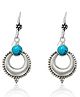 Inari Shines 925 Sterling Silver Antique Chandbali Drop Dangle Earrings