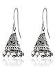 Inari Shines 925 Oxidised Silver Triangular Jhumki Earrings| Gift for Women & Girls