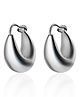 INARI SHINES 925 Sterling Silver Charming Moon Hoops| Gift for Women & Girls - 2.5 g