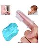 MIHAR ESSENTIALS Mihar Silicone Figure Brush With Case - Blue