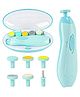 Mihar Baby Electric Safe Nail Clipper Trimmer Set With 6 Grinding Heads Safe For Kids Manicure Kit Nail Clippers Painless Safe Effective For Kids And Babies Color May Vary