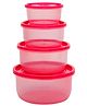 Gluman Microwave Container Set of 4 with Vent Knob for Steam Release