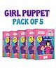 Lighthouse - Make your own Girl Puppet: Pack of 5