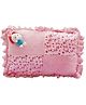 Safe n Cute Baby Rectangular Pillow in Velvet - Pink