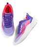 Sketchres Casual Shoes With Lace Up Closure and Line Art Design - Purple