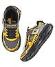 Skechers Tuff Truck Velcro Closure Casual Shoes - Charcoal Grey & Yellow
