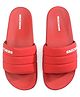 Skechers Brand Name Printed Sliders - Red