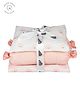 Masilo Organic Cotton Muslin 4 Piece Cot Bedding Set For Baby's/kids Nursery right amount of comfort and playfulness ,0 to 3 Years- Rainbow - Pink