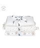 Masilo Organic Cotton Muslin 4 Piece Cot Bedding Set For Baby's/kids Nursery right amount of comfort and playfulness ,0 to 3 Years- Star- Grey