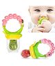 COZY VIBES Baby Food Grade Silicone Pacifier Infant Nipple Fruit Feeding Pacifier Bpa Free Baby Feeder-PACK OF 1-COLOR MAY VARY
