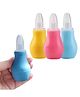 Cozy Vibes New Born Silicone Baby Safety Nose Cleaner Vacuum Suction Children Nasal Aspirator-Pack of 1-Color May Vary