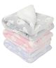 COZY VIBES Fleece Reversible Cozy Plush Winter Camping Wool Portable Towel Blanket-PACK OF 1-COLOR MAY VARY