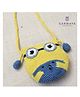 Sarmaya Handmade Yellow Minion Crochet Bag