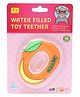 AAROHI TOYS Orange Shape Water Filled Teether - Orange