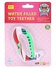 AAROHI TOYS Aeroplane Shape Water Filled Toy Teether - Green Red & White